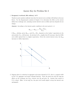Answer Key for Problem Set 2