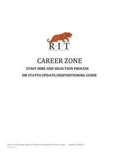 Staff-HR Status Update-Candidate Disposition Guide