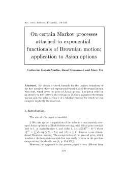 On certain Markov processes attached to exponential functionals of