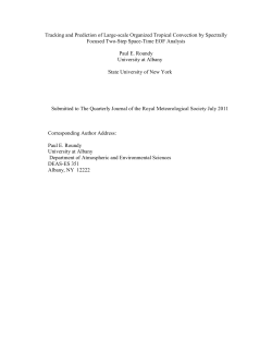 Prediction of modes of large-scale organized tropical convection by