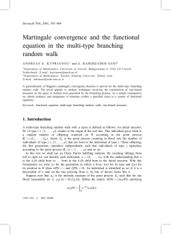 Martingale convergence and the functional equation in the multi
