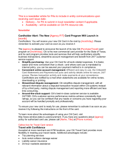 Newsletter content