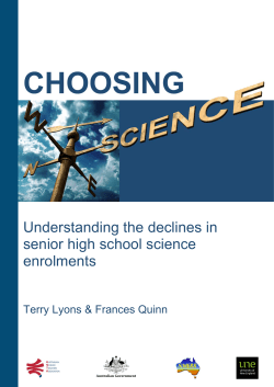 Choosing Science