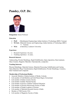 Dr. O. P. Pandey
