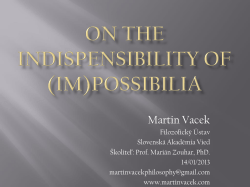 Metafyzika Modal&iacute;t