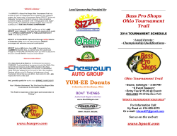 Brochure - Bass Pro Shops Ohio Tournament Trail