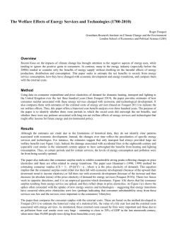 Abstract - International Association for Energy Economics