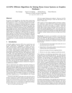 LU-GPU: Efficient Algorithms for Solving Dense