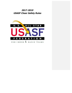 Cheer Safety Rules Explanation