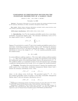 Comparison of Perturbation Bounds for the Stationary Distribution of