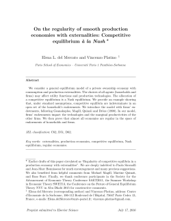 On the regularity of smooth production economies with