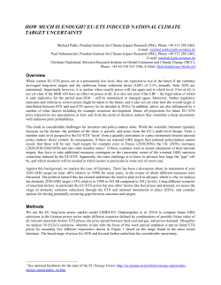 The enormous range of possible GHG emission in the German