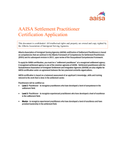 AAISA Certification Application