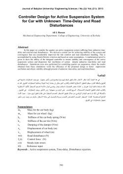 Suspension system is a system that consists of springs,shock