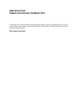 Growing Places Fund: Output/Outcome