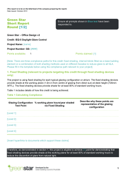IEQ-5 - Daylight Glare Control