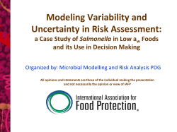 Modeling Variability and Uncertainty in Risk Assessment: