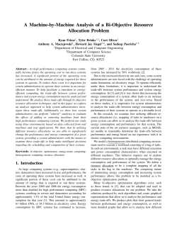A Machine-by-Machine Analysis of a Bi
