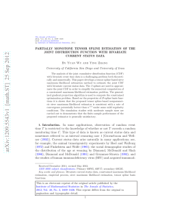 Partially monotone tensor spline estimation of the joint distribution