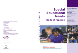 Special Educational Needs