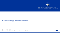 ESVAC Vision and Strategy 2016-2020