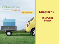 10-4 Externalities and Other Economic Functions of Government