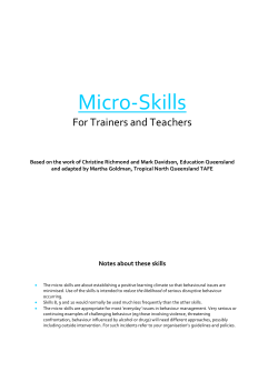 Micro-Skills - Orange Return to School Program