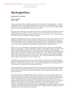 Behind the Green Door - Anthony Meier Fine Arts