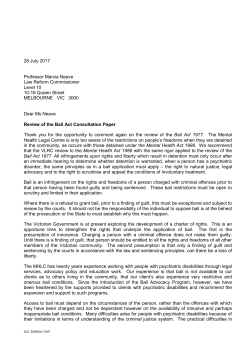 DJZ 123812-00017 - Federation of Community Legal Centres