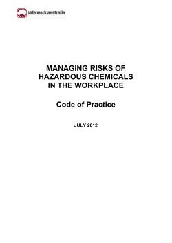 Managing risks of hazardous chemicals in the workplace as a docx