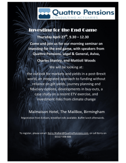 Investing for the End Game