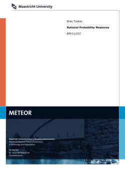 Elias Tsakas Rational Probability Measures RM/11/037