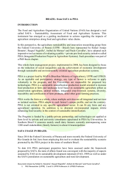 Ex-post and ex-ante evaluation of projects in Brazil