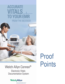 Proof Points - Welch Allyn