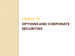 Options and Corporate Finance