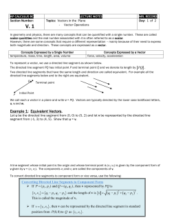 Finding Unit Vectors.
