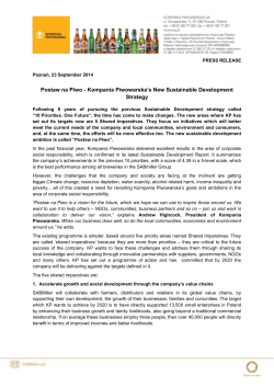 Sz - Kompania Piwowarska SA