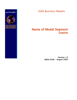 Business Model  Template