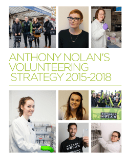 our volunteering strategy