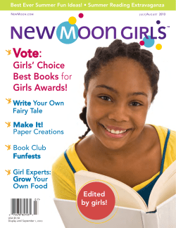 New Moon Magazine - July/August 2010