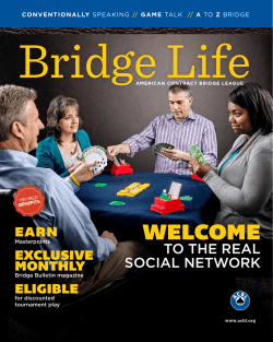 Bridge Life - American Contract Bridge League