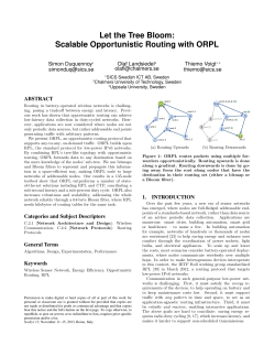 Let the Tree Bloom: Scalable Opportunistic