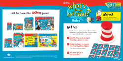 Dr. Seuss What`s in the Cat`s Hat?