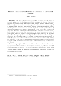 Minmax Methods in the Calculus of Variations of