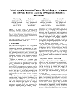Methodology, Architecture and Software Tool for Learning of Object