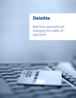 Real-time payments are changing the reality of payments