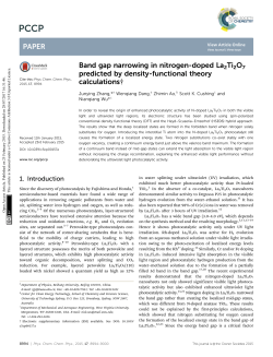 Band gap narrowing in nitrogen-doped La2Ti2O7 predicted by