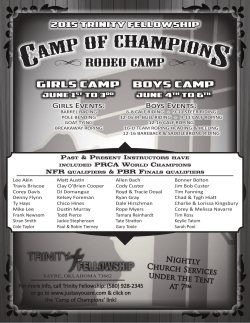 amp of champion - Trinity Fellowship