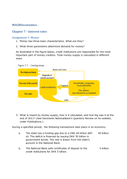 Chapter 7 &ndash; Interest rates