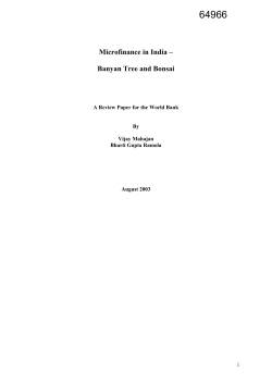 1 - World bank documents